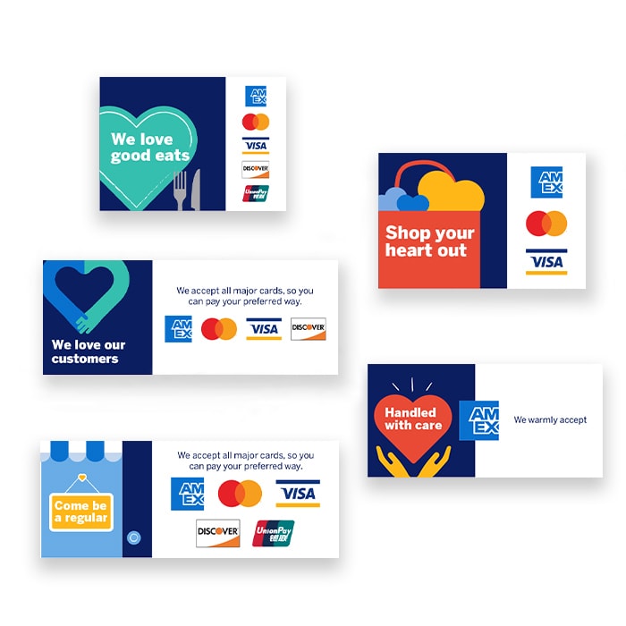 American Express digital assets for merchants