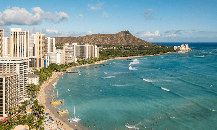 Most popular destination of 2019 is Honolulu, Hawaii.