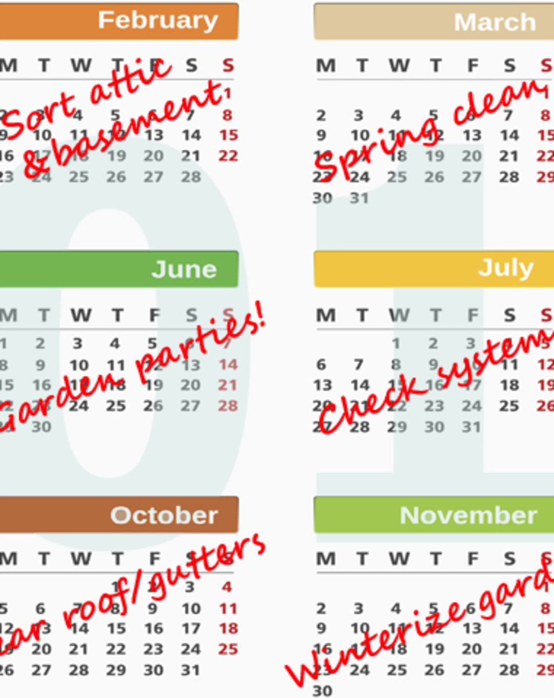 Your Complete 2015 Home Maintenance Task Calendar thumbnail