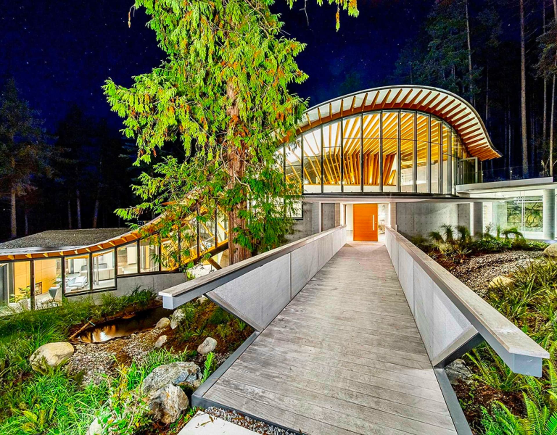 A beautiful eight-bedroom home on Lighthouse Lane on Bowen Island.