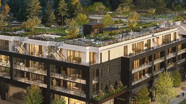 The top ten New Homes projects in Metro Vancouver during the first quarter of 2025. image
