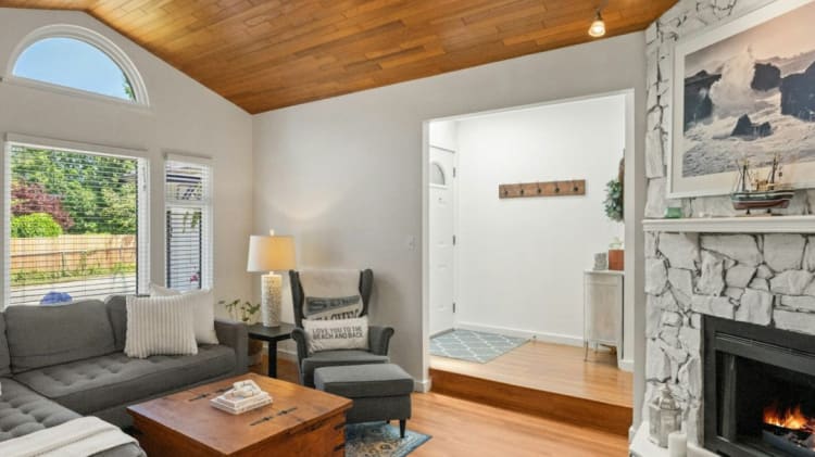 The top five most-viewed listings currently posted on REW. image