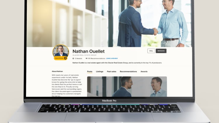 New Agent Achievement badges let you see extraordinary REW One Member agents across our site with just a glance. image