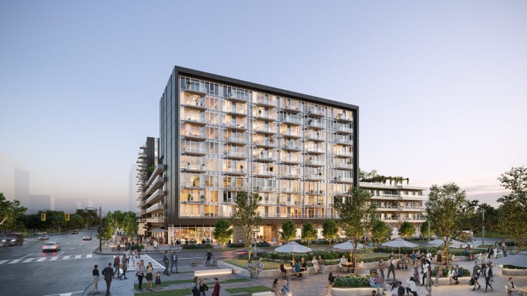 Frame - two concrete mixed use mid-rises in the emerging Norquay Village neighbourhood close to everything urbanites want  thumbnail