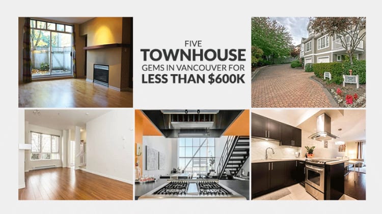 Five Townhouse Gems in Vancouver for Less Than $600K image