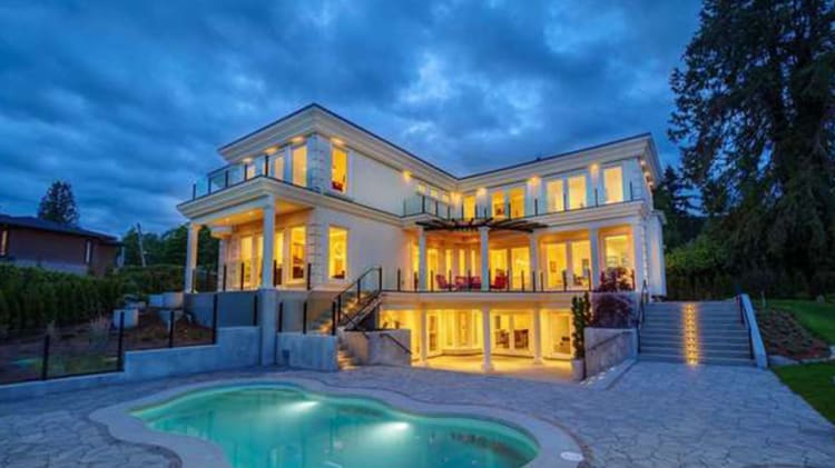 Drink in Ocean Views at $7.8m West Van Mansion thumbnail