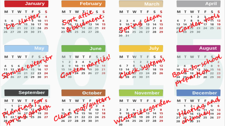 Your Complete 2015 Home Maintenance Task Calendar thumbnail