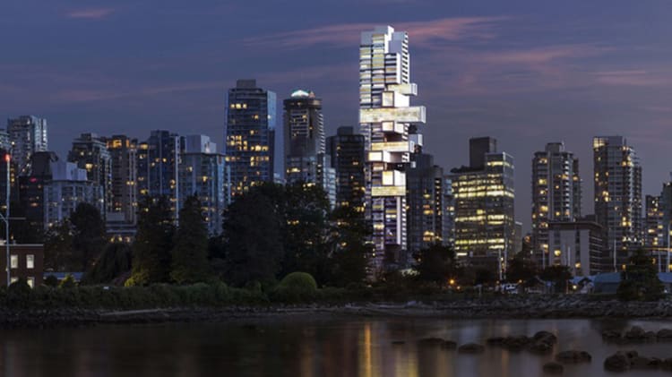 Proposed 50-Storey, Jenga-Like Skyscraper Could Transform Coal Harbour image