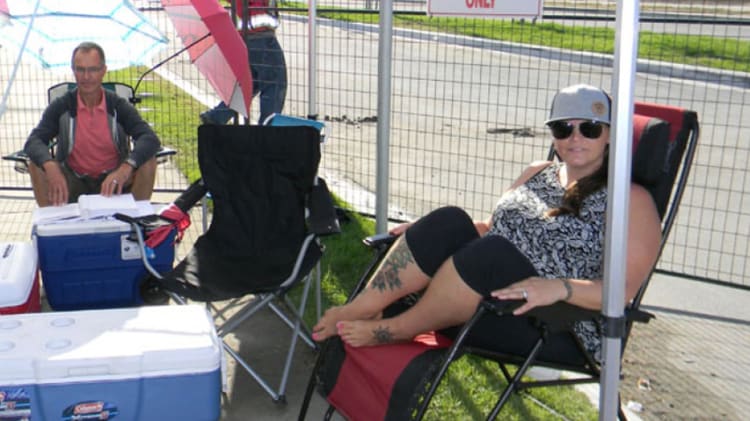 Hopeful Buyers Camp Out for Ladner Townhouse Release Saturday image