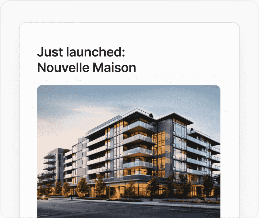 A real estate development article image