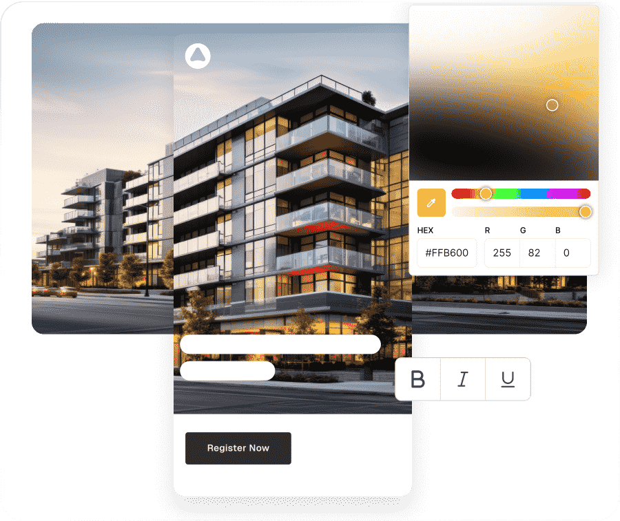 Digital billboard marketing images