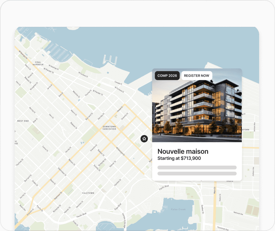 Listings for sale map search