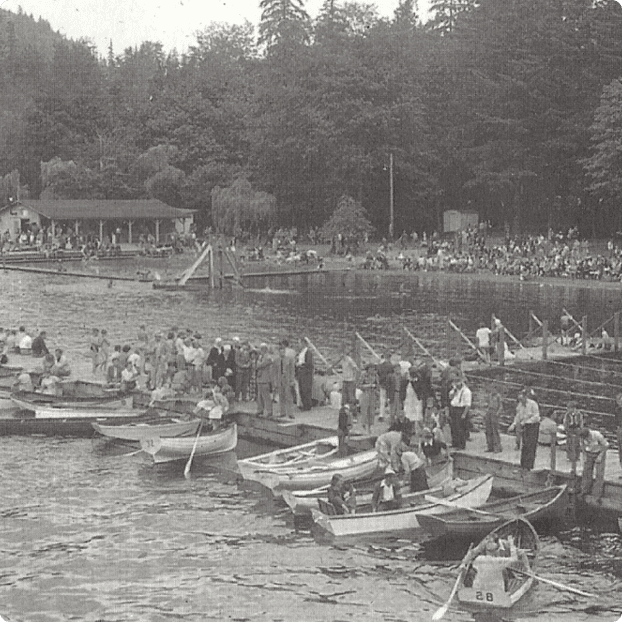 Cultus Lake Park opened in 1924, and proved to be immediately popular.