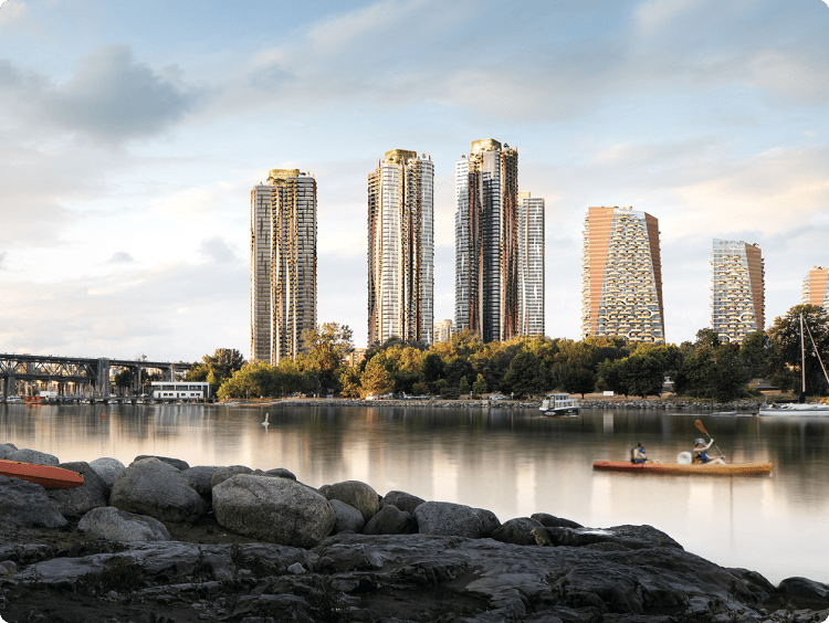 Sen̓áḵw will be built in phases, with the first phase finishing up in 2025.