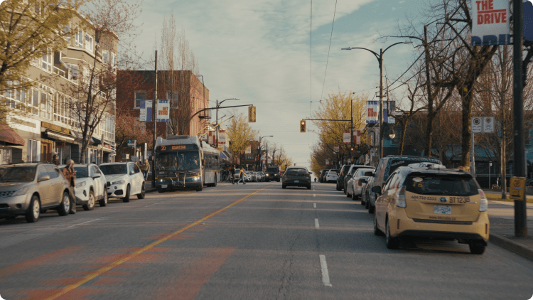 Commercial Drive, or "The Drive," is home to some of East Van's trendiest restaurants.