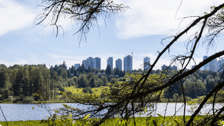 Burnaby has made efforts to preserve green space while building homes to accommodate its growing population.