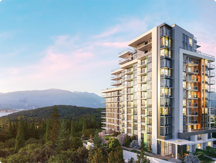 Terraces at the Peak is a condo tower in UniverCity.