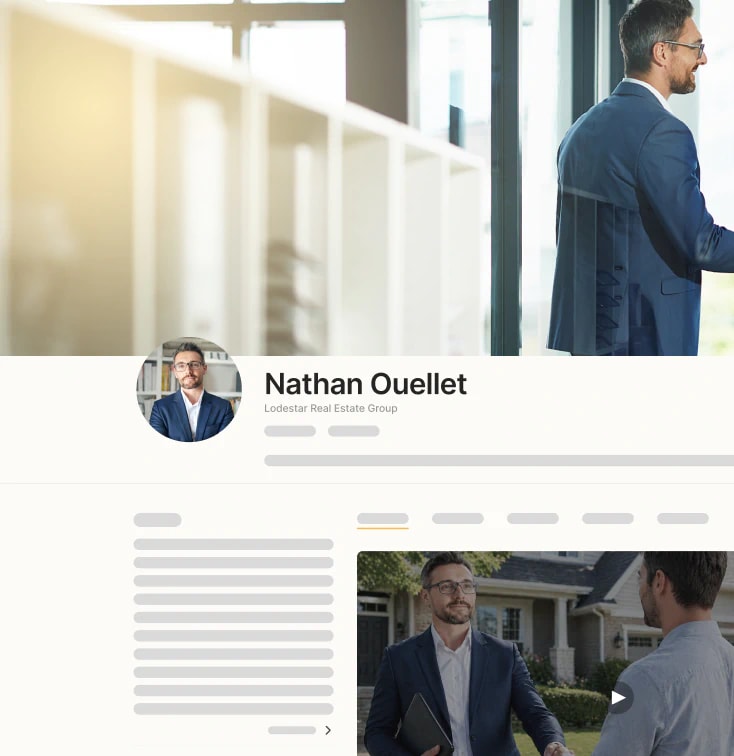 Buyers can explore your experience, recommendations and activity when deciding who they want to work with.