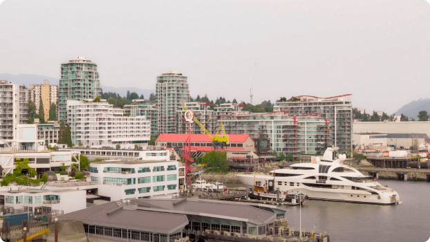 Developments like Lonsdale Quay have changed the shape of North Vancouver's waterfront from industrial to mixed-use.