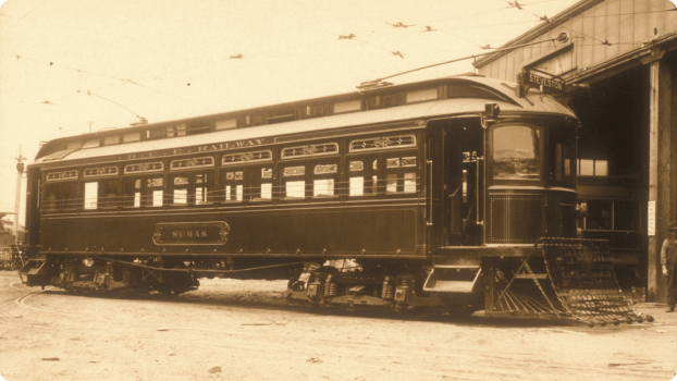 The BC Electric Railway once served Richmond, with lines to destinations including Steveston.