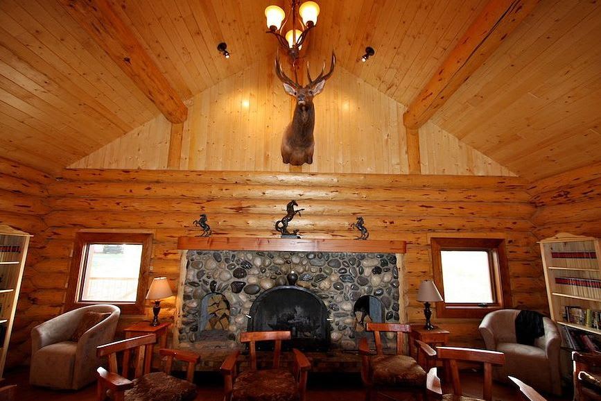 Flying U Ranch interior