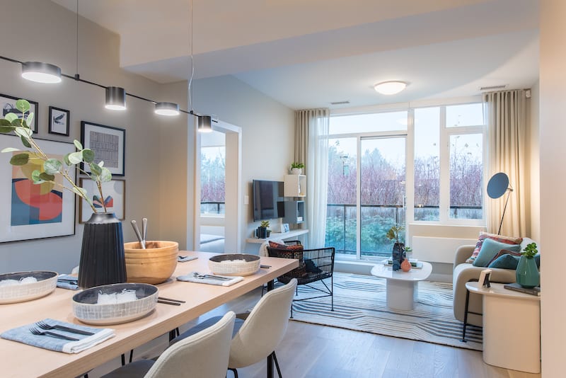Crescent Court - Living Room