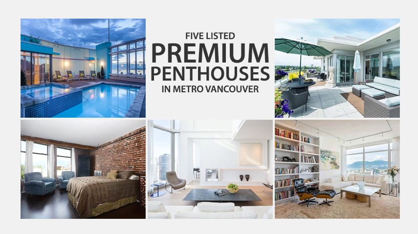 Five Premium Penthouses For Sale in Vancouver hero image