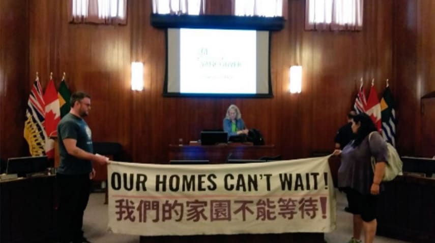 Social Media Reacts to Housing Activists Storming Council Chambers hero image