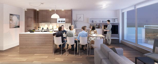 Dinner for 8 in BosaSPACE condo