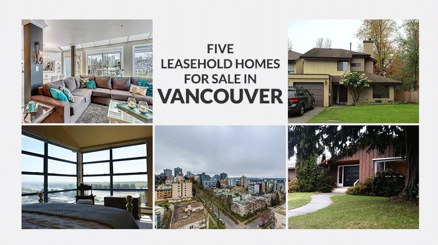 Five Leasehold Homes for Sale in Vancouver hero image