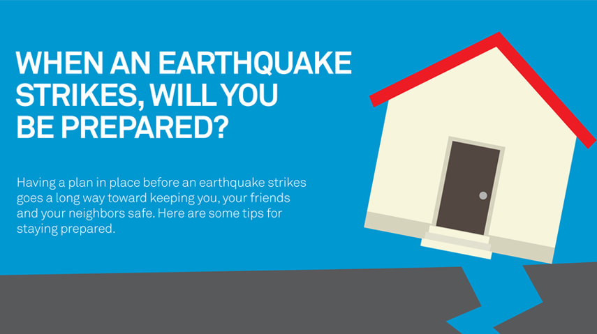 Strata Solutions: Post this Earthquake Preparedness Infographic hero image