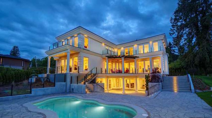 Drink in Ocean Views at $7.8m West Van Mansion hero image