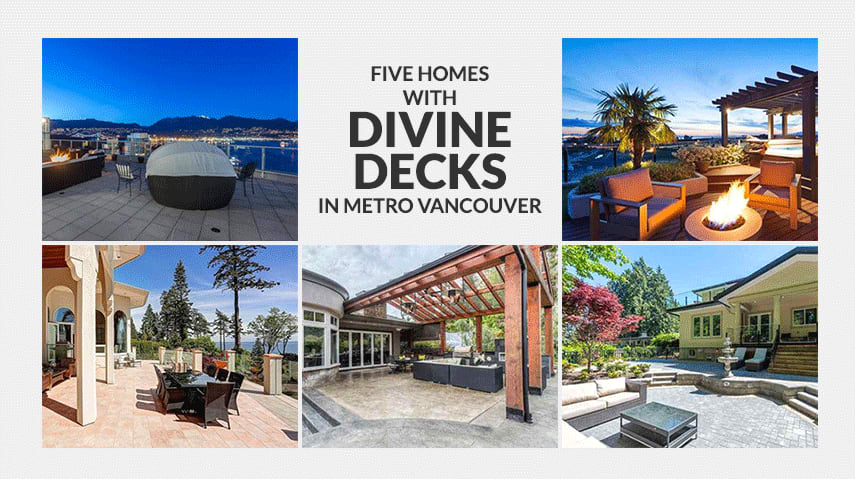 Five Listed Homes with Divine Decks in Metro Vancouver hero image
