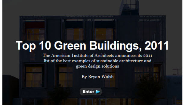 American Architects' Top 10 Green Buildings, 2011