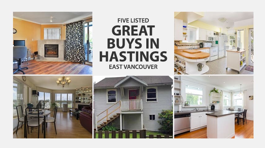 Five Great Buys in Hastings, East Vancouver hero image