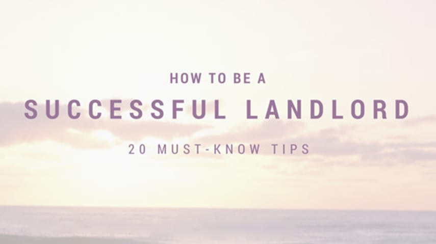 Infographic: How To Be a Successful Landlord hero image