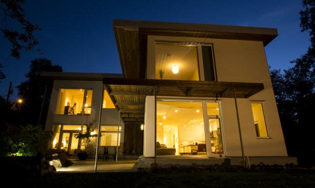 Bernhardt passive house in Saanich BC passive house technology