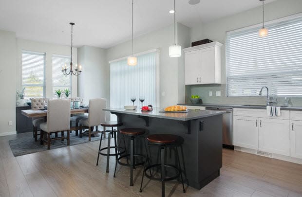 Elegant kitchen in affordable house in Maple Ridge BC