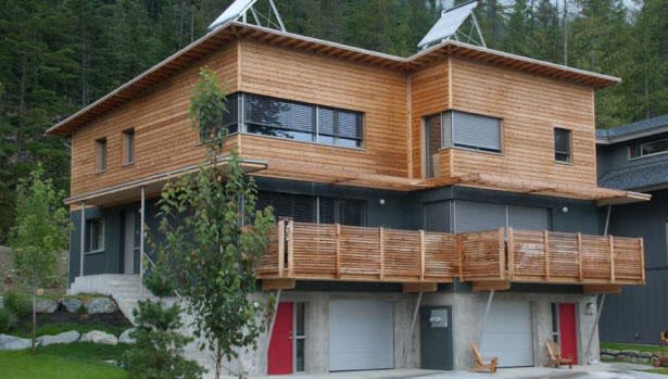 Passive house example in Whistler BC