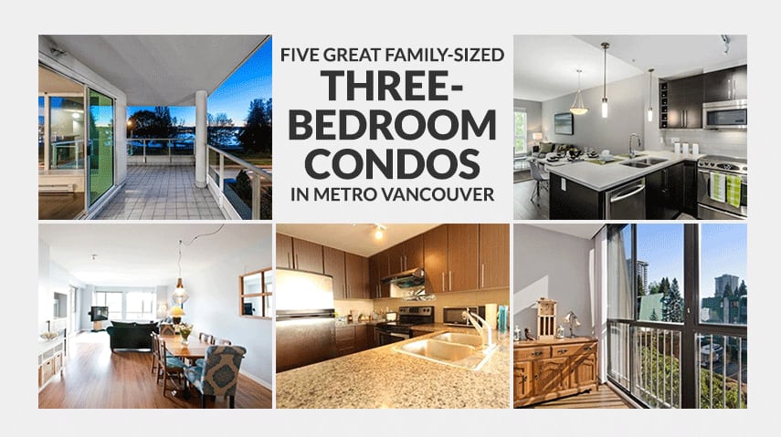 Five Great Family-Sized Three-Bedroom Condos in Metro Vancouver hero image
