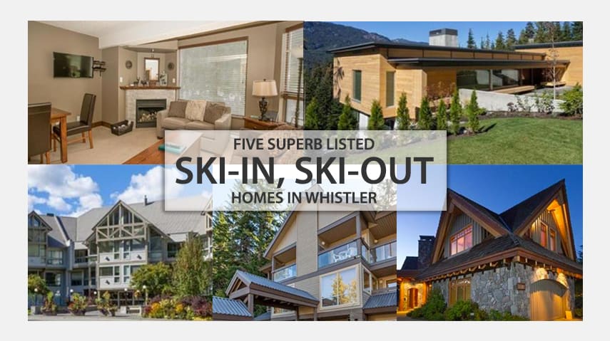 Five Superb Listed Ski-In, Ski-Out Homes in Whistler hero image