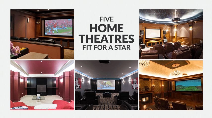 Five Listed Properties with Home Theatres Fit for a Star hero image