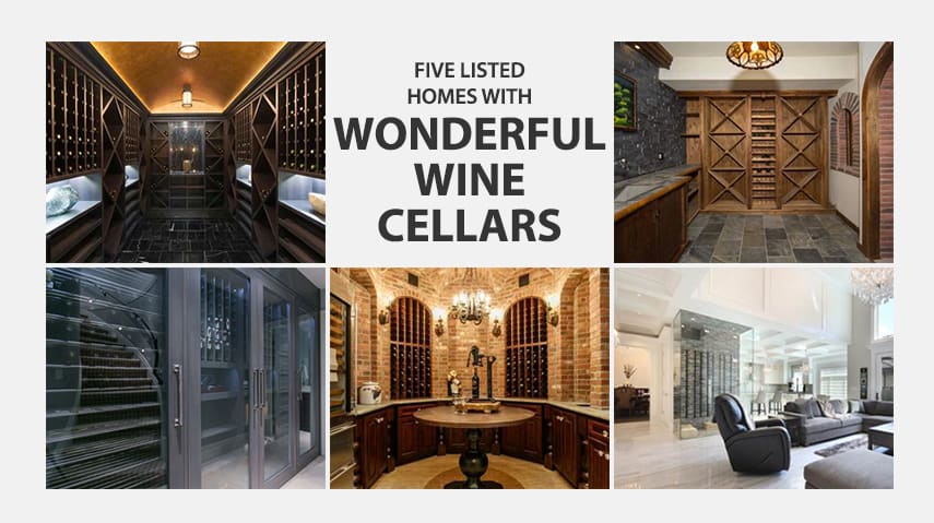 Five Listed Homes with Wonderful Wine Cellars hero image