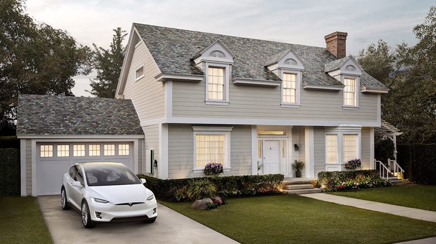 Tesla Slate Roof