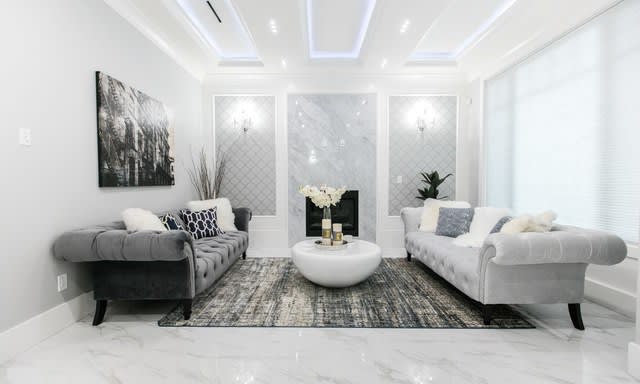 Point Grey Mansion Living Room