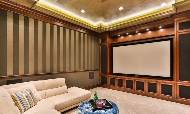 South Granville Mansion Media Room
