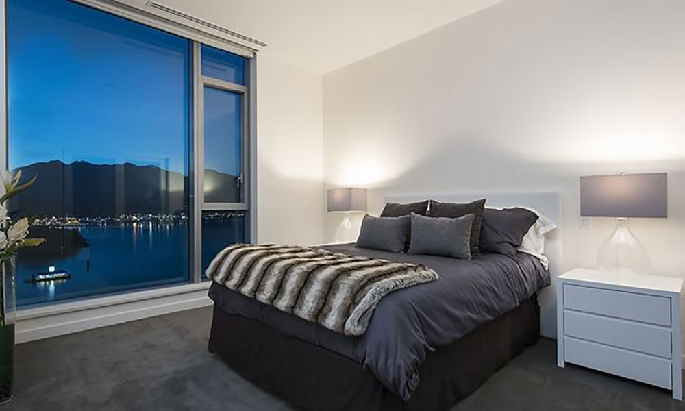 Coal Harbour Condo Bedroom