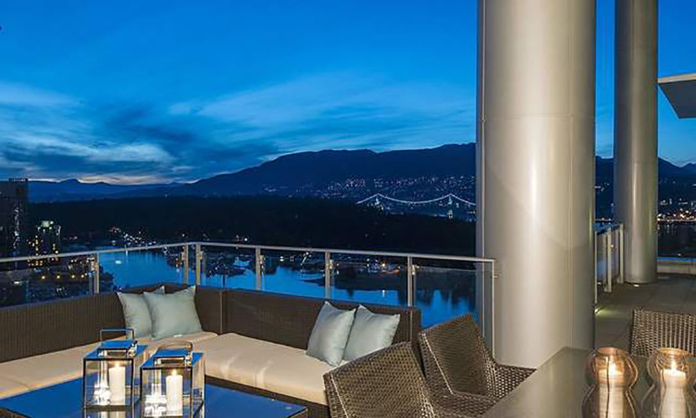 Coal Harbour Condo Patio