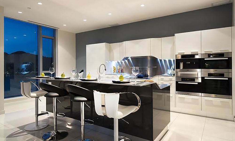 Coal Harbour Condo Kitchen