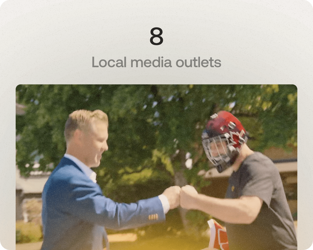 Every week, local media outlets picked up RealTours™ content and amplified it in their local communities.